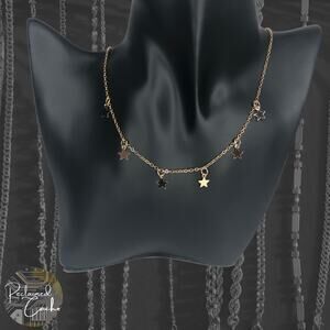 Gold Stars Necklace